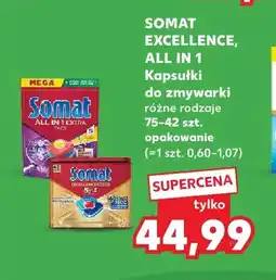 Kaufland Kapsułki do zmywarki Somat Excellence oferta