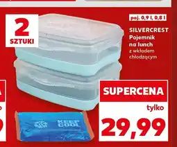 Kaufland Pojemnik na lunch z wkładem chłodzącym Silvercrest 2-pak oferta