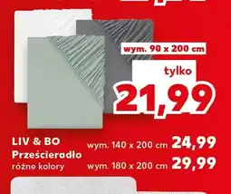 Kaufland Prześcieradło Liv & Bo 90x200 cm oferta