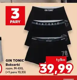 Kaufland Bokserki Gin Tonic 3-pak oferta