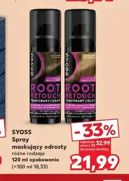 Kaufland Spray maskujący odrosty Syoss oferta