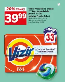 Hitpol Proszek do prania Vizir Alpine Fresh oferta