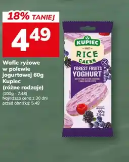 Hitpol Wafle ryżowe w polewie jogurtowej Kupiec oferta