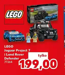 Kaufland Klocki LEGO Jaguar Project 7 i Land Rover Defender 77264 oferta