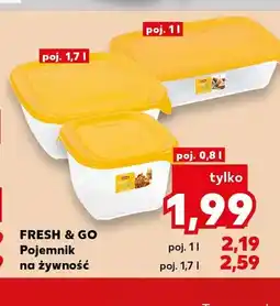 Kaufland Pojemnik na żywność Fresh & Go oferta