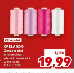 Kaufland Zestaw nici uniwersalnych Crelando 20-pak oferta