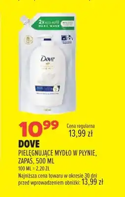 Drogerie Natura Pielęgnujące mydło w płynie zapas Dove oferta
