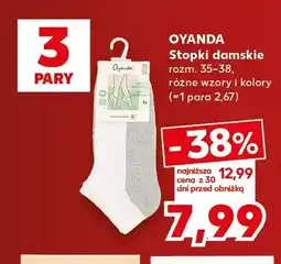 Kaufland Stopki damskie Oyanda 3-pak oferta
