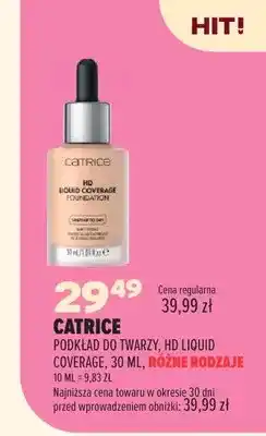 Drogerie Natura Podkład do twarzy Catrice HD Liquid Coverage oferta