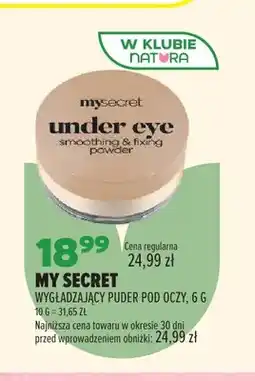 Drogerie Natura Wygładzający puder pod oczy My Secret oferta