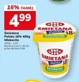 Hitpol Śmietana polska Mlekovita 18% oferta