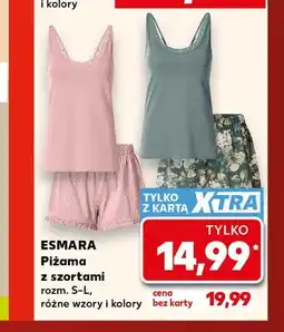 Kaufland Piżama damska z szortami Esmara oferta