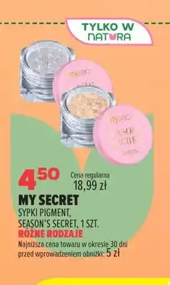 Drogerie Natura Sypki pigment My Secret Season's oferta
