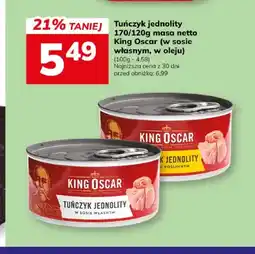 Hitpol Tuńczyk jednolity King Oscar w sosie własnym oferta