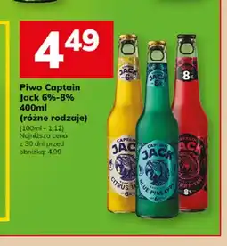 Hitpol Piwo Captain Jack Citrus 6% oferta