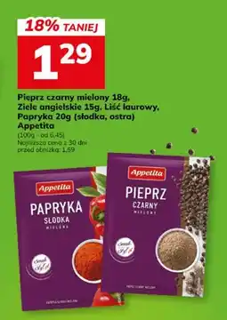 Hitpol Pieprz czarny mielony Appetita oferta