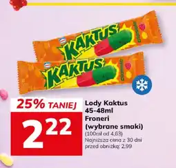 Hitpol Lody Kaktus Froneri oferta