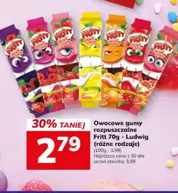 Hitpol Owocowe gumy rozpuszczalne Fritt oferta