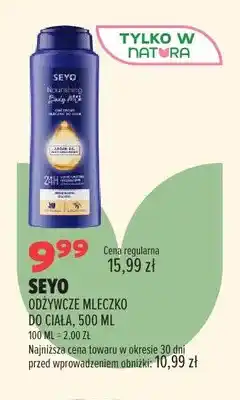 Drogerie Natura Odżywcze mleczko do ciała Seyo oferta