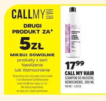 Drogerie Natura Szampon do włosów wzmocnienie Call My Hair oferta