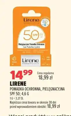 Drogerie Natura Pomadka ochronna pielęgnacyjna Lirene SPF 50 oferta