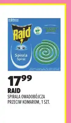 Drogerie Natura Spirala owadobójcza przeciw komarom Raid oferta