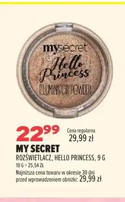 Drogerie Natura Rozświetlacz My Secret Hello Princess oferta