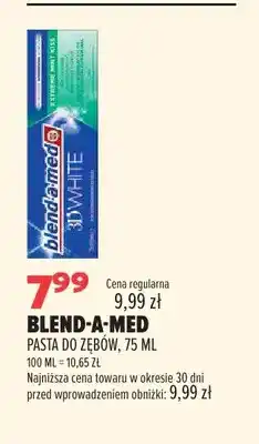 Drogerie Natura Pasta do zębów Blend-a-med oferta