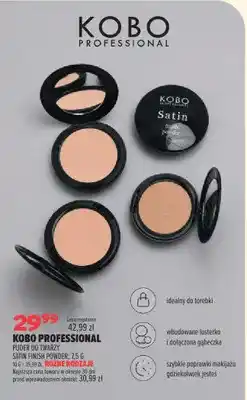 Drogerie Natura Puder do twarzy Kobo Professional Satin Finish Powder oferta