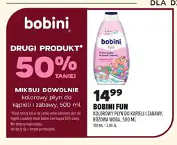 Drogerie Natura Kolorowy płyn do kąpieli i zabawy Bobini Fun różowa woda oferta