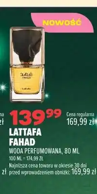 Drogerie Natura Woda perfumowana Lattafa Fahad oferta