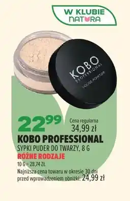 Drogerie Natura Sypki puder do twarzy Kobo Professional oferta