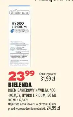 Drogerie Natura Krem barierowy nawilżająco-kojący Bielenda Hydro Lipidium oferta