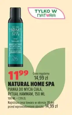 Drogerie Natura Pianka do mycia ciała Rytuał Hammam Natural Home Spa oferta