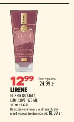 Drogerie Natura Eliksir do ciała Lirene Lumi Love oferta