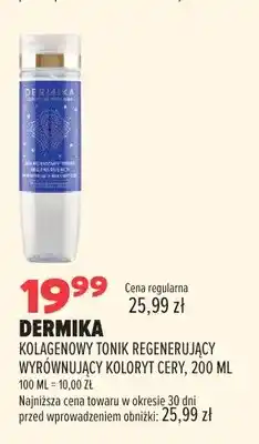 Drogerie Natura Kolagenowy tonik regenerujący wyrównujący koloryt cery Dermika oferta