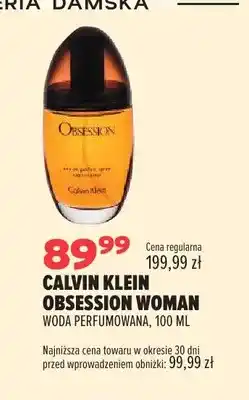 Drogerie Natura Woda perfumowana Calvin Klein Obsession Woman oferta