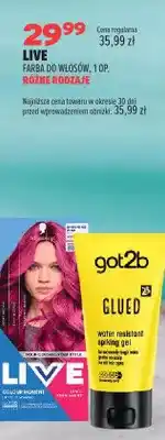 Drogerie Natura Farba do włosów Live oferta