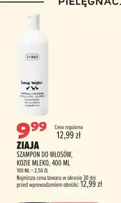 Drogerie Natura Szampon do włosów kozie mleko Ziaja oferta
