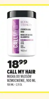 Drogerie Natura Maska do włosów wzmocnienie Call My Hair oferta