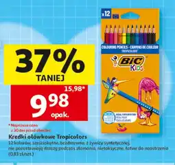 Auchan Kredki ołówkowe Tropicolors BIC Kids oferta
