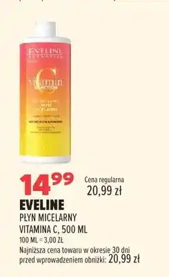 Drogerie Natura Płyn micelarny Eveline Vitamina C oferta