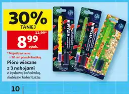 Auchan Pióro wieczne z 3 nabojami Astra oferta