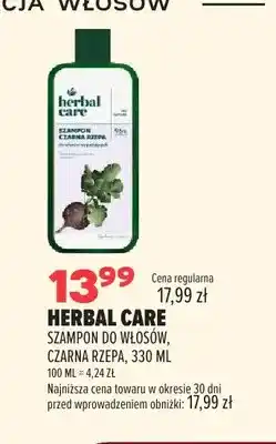 Drogerie Natura Szampon do włosów czarna rzepa Herbal Care oferta