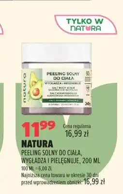 Drogerie Natura Peeling solny do ciała Natura wygładza i pielęgnuje oferta