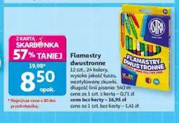 Auchan Flamastry dwustronne Astra oferta
