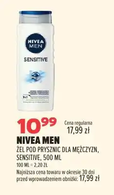 Drogerie Natura Żel pod prysznic dla mężczyzn Nivea Men Sensitive oferta