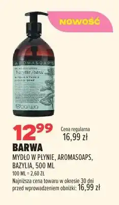 Drogerie Natura Mydło w płynie Barwa Aromasoaps bazylia oferta