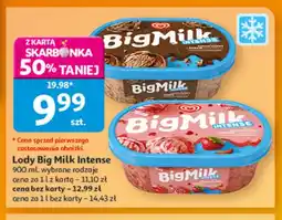 Auchan Lody Big Milk Intense truskawkowe oferta
