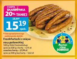 Auchan Frankfurterki z mięsa rasy puławskiej Auchan Pewni Dobrego oferta